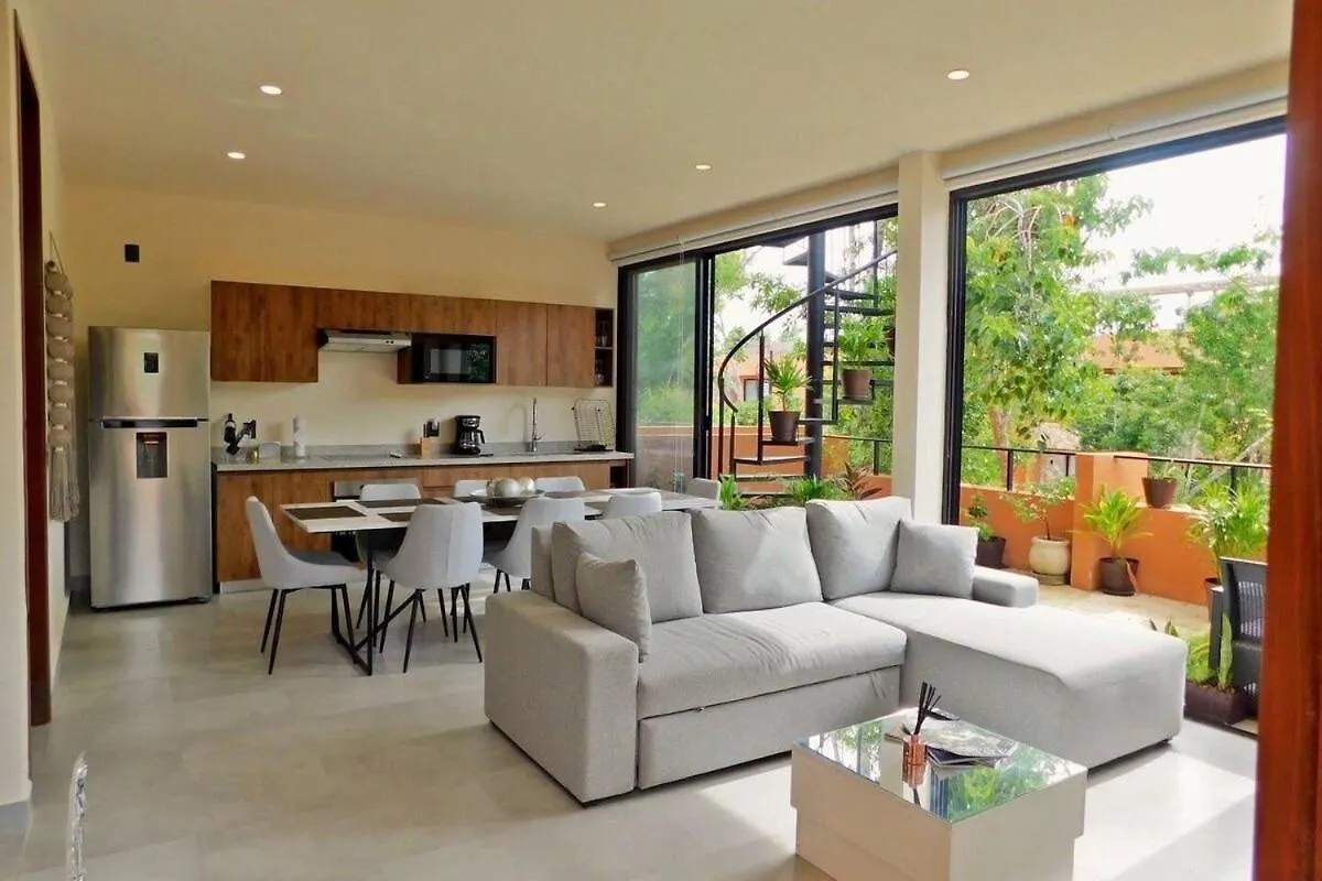 Amplio Depto. C/Terraza Privada + Hermosa Piscina Τουλούμ Διαμέρισμα
